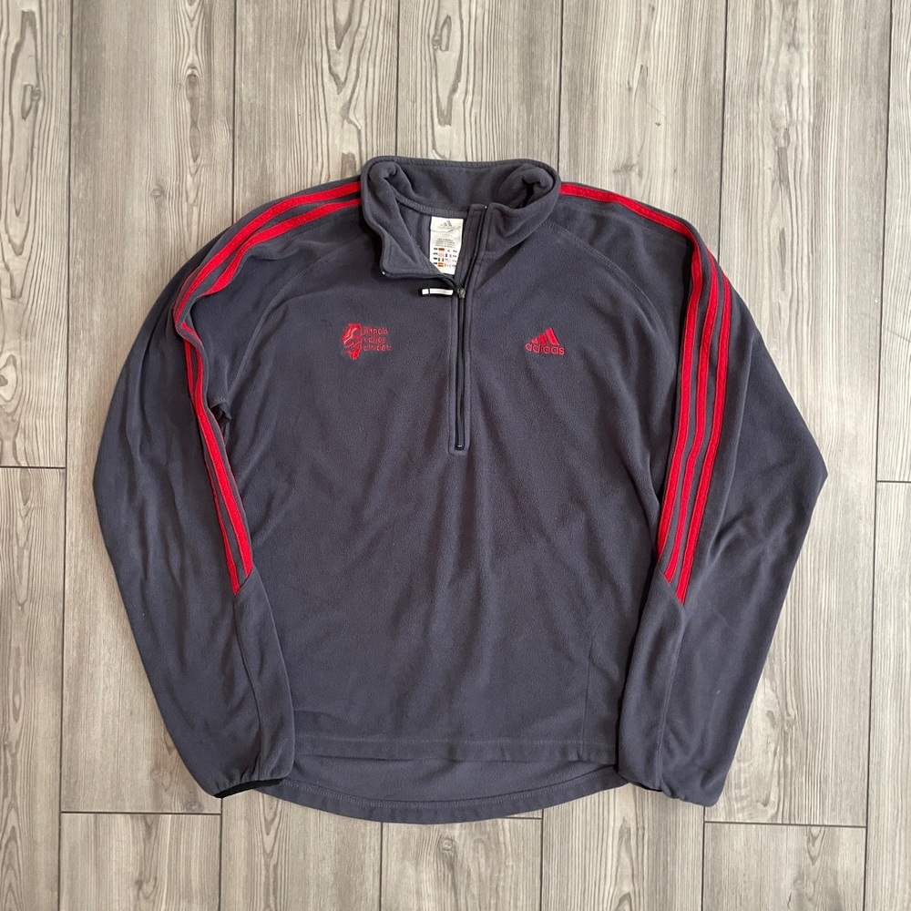 Adidas Gray Fleece Jacket